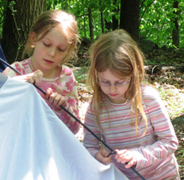 Girls with Tent